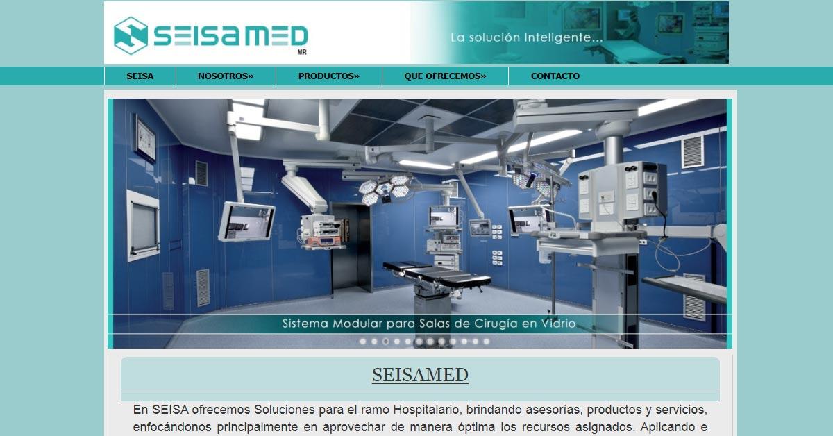 Sitio Web Seisamed Soluciones Hospitalarias